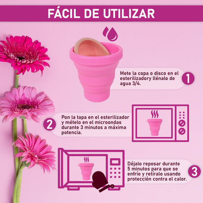 Vaso Esterilizador Plegable