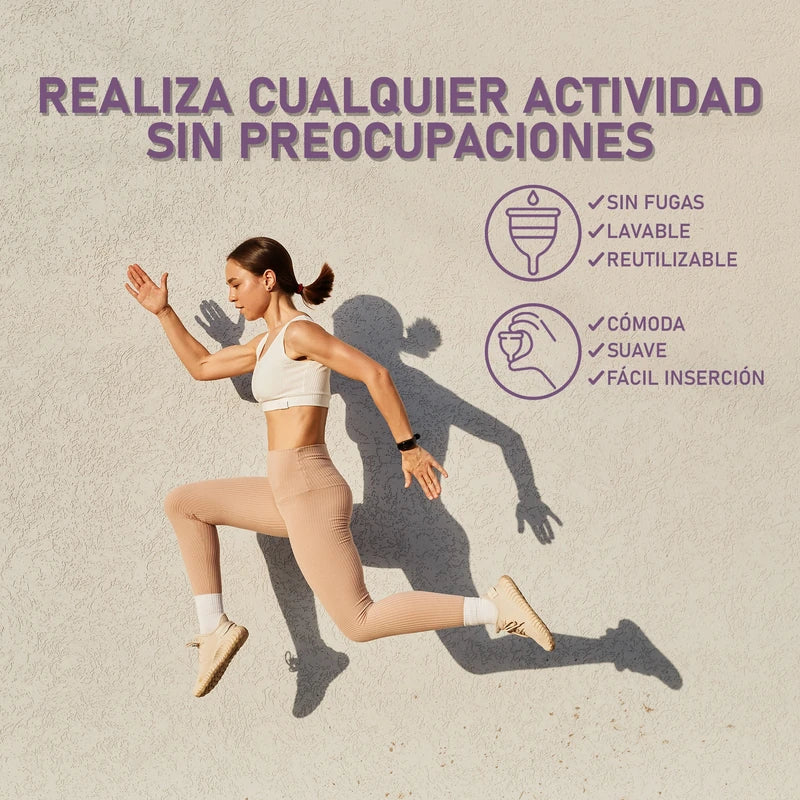 Pack de copas menstruales Talla S-M-L