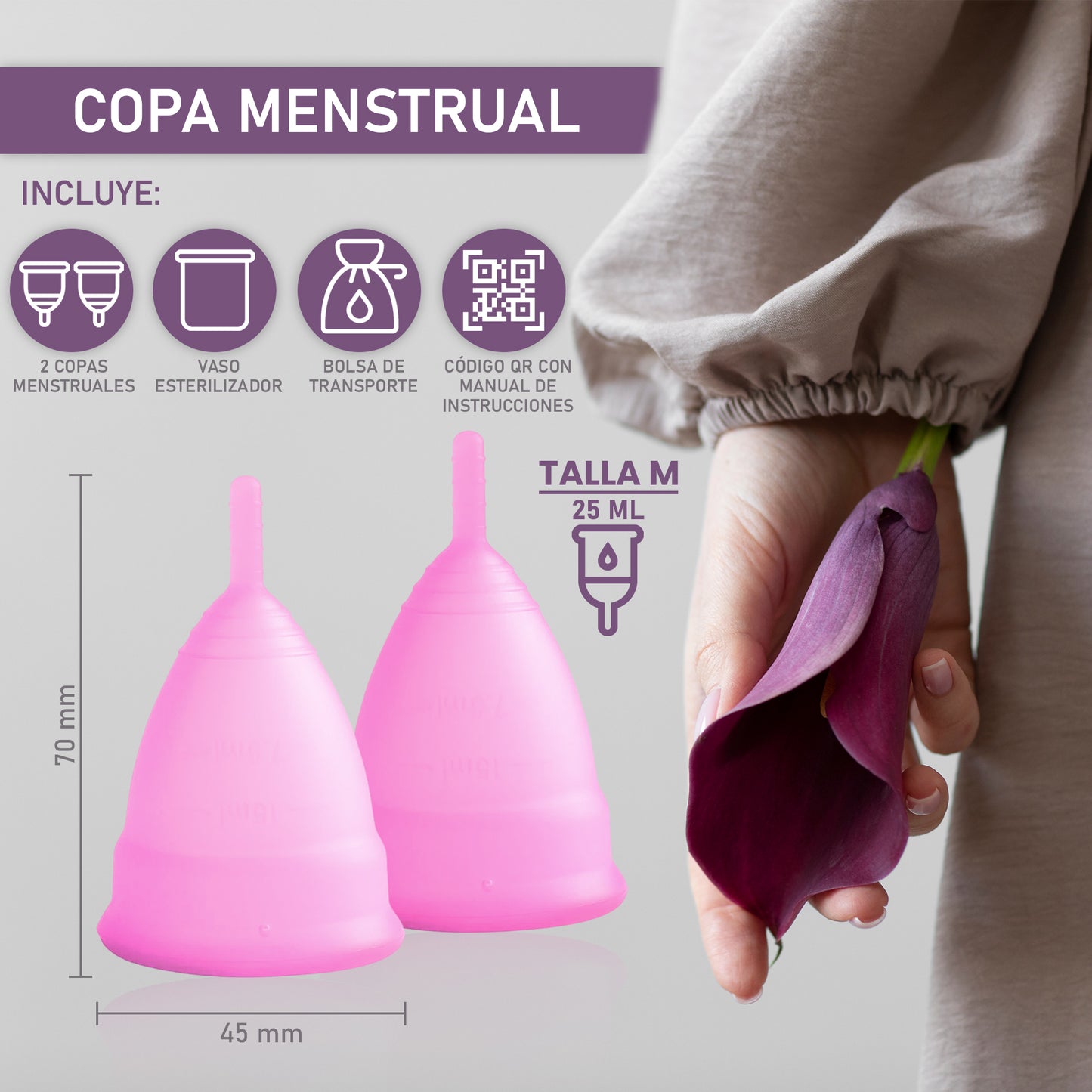 Pack Copas Menstruales Bibrad®