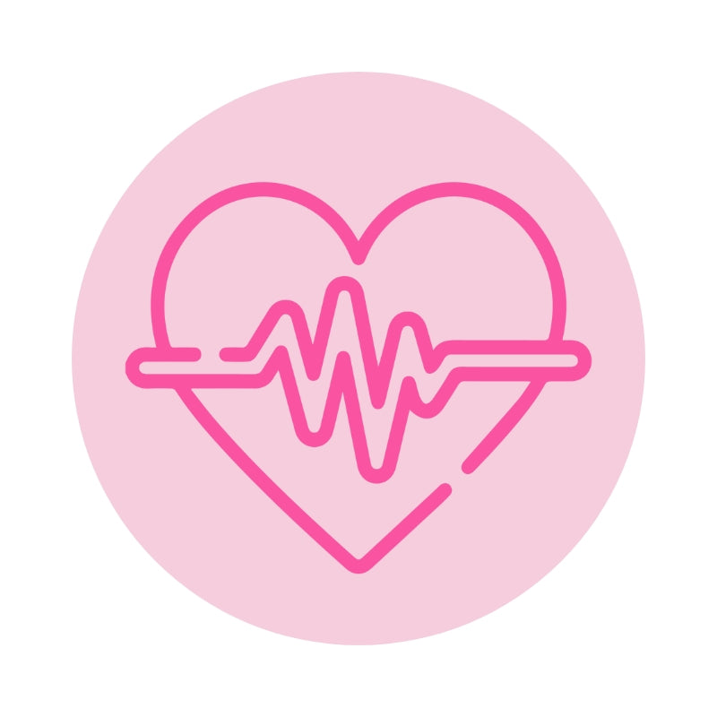 icono de corazón y salud